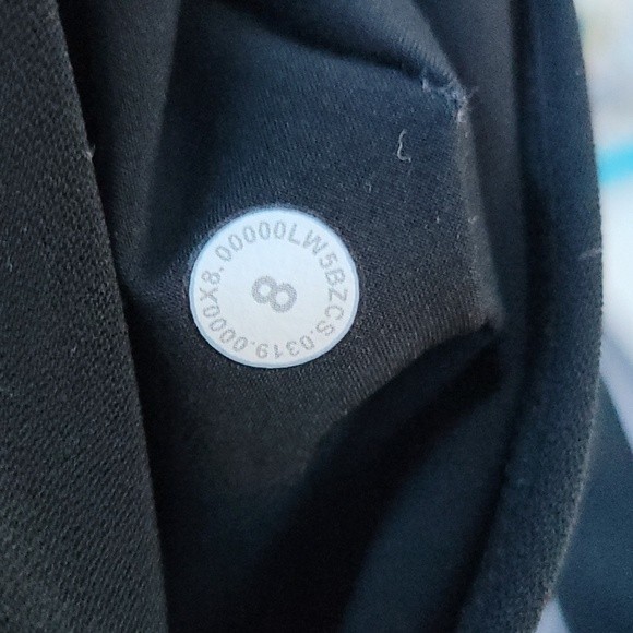 Lululemon crop wide leg pant Sz 8 Black - Picture 7 of 7